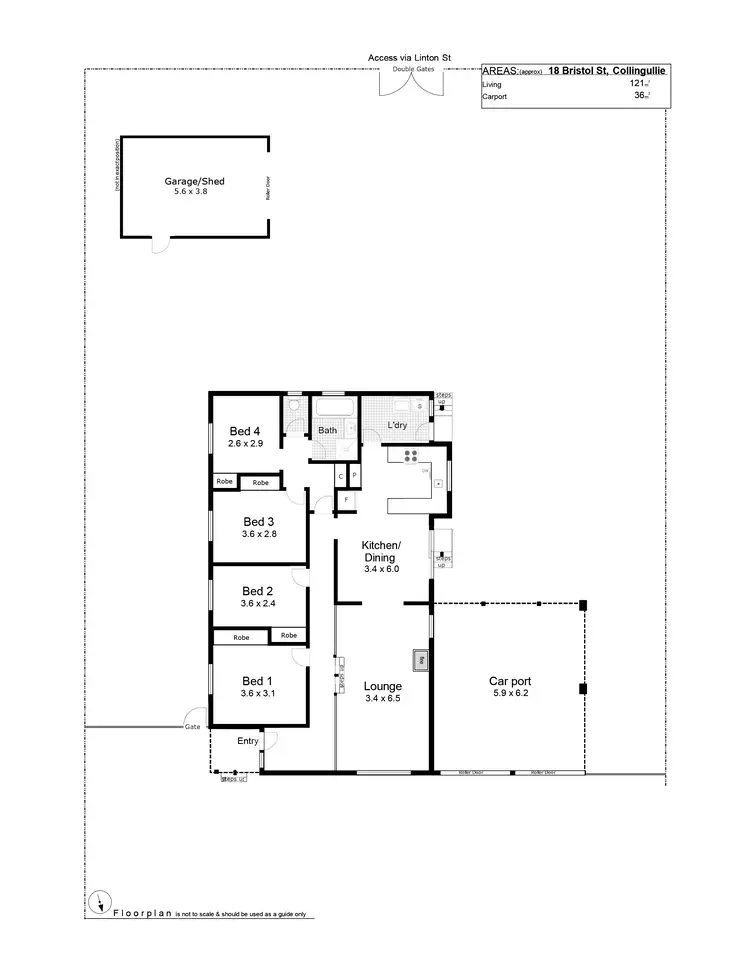 Floorplan of Homely house listing, 18 Bristol Street, Collingullie NSW 2650