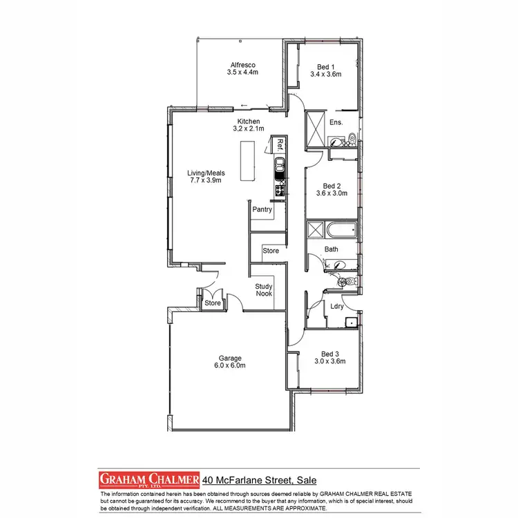 Floorplan of Homely house listing, 40 McFarlane Street, Stratford VIC 3862