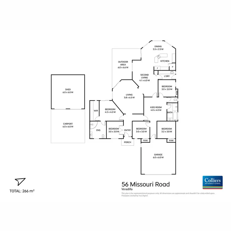 Floorplan of Homely rural property listing, 56 Missouri Road, Veradilla QLD 4347