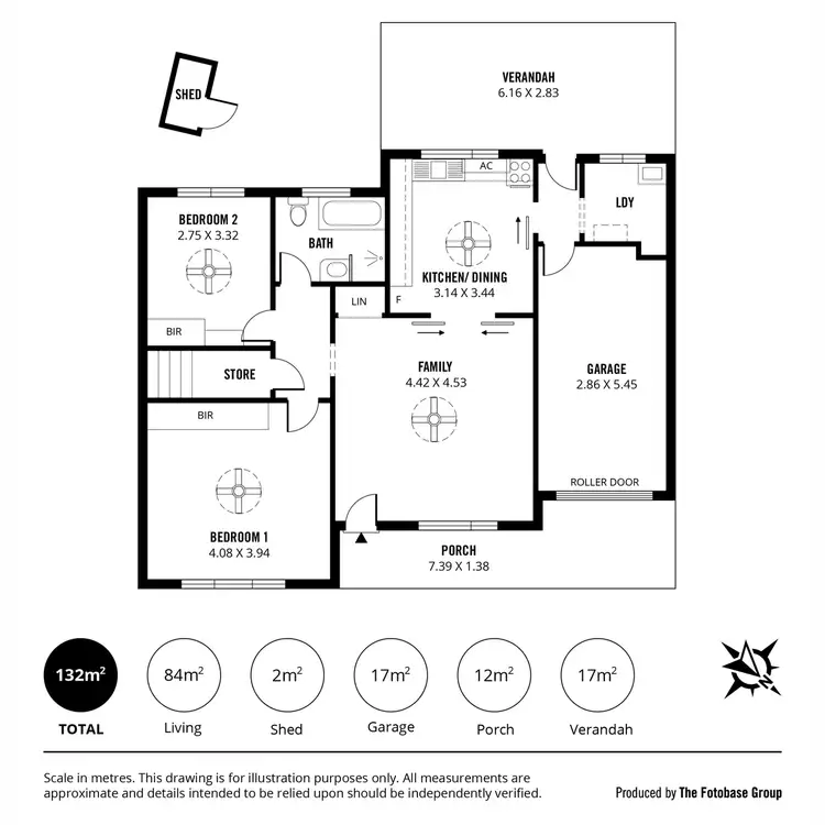 Floorplan of Homely house listing, 16 Riverway, Fulham Gardens SA 5024