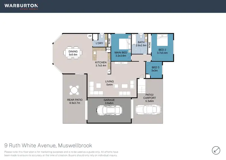 Floorplan of Homely house listing, 9 Ruth White Avenue, Muswellbrook NSW 2333