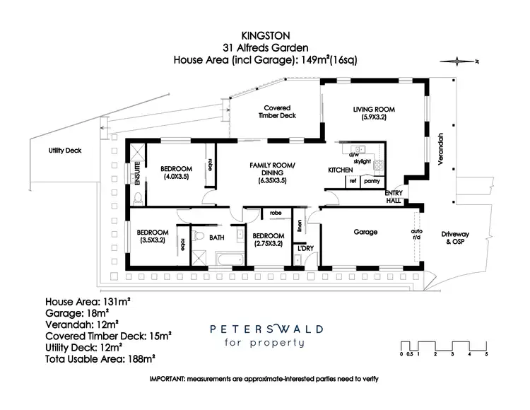 Floorplan of Homely house listing, 31 Alfreds Garden, Kingston TAS 7050