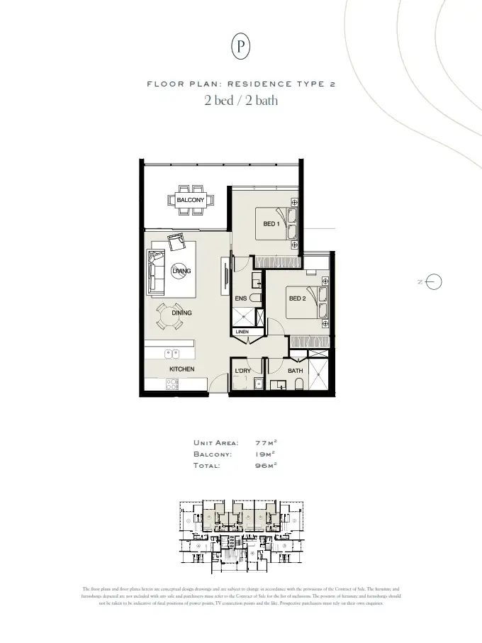 Floorplan of Homely apartment listing, 604/5-7 Peninsular Drive, Surfers Paradise QLD 4217