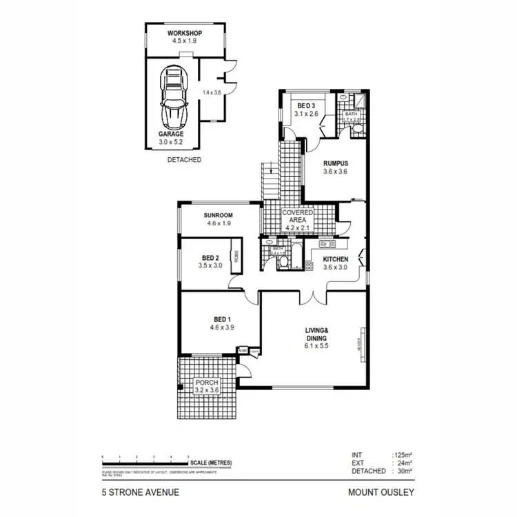 Floorplan of Homely house listing, 5 Strone Avenue, Mount Ousley NSW 2519
