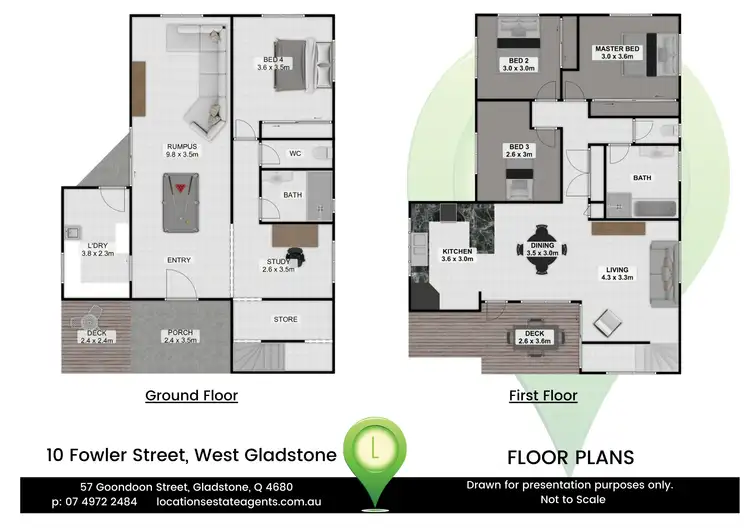 Floorplan of Homely house listing, 10 Fowler Street, West Gladstone QLD 4680