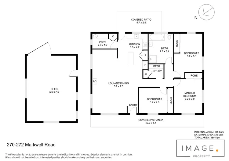 Floorplan of Homely house listing, 270-272 Markwell Road, Caboolture QLD 4510