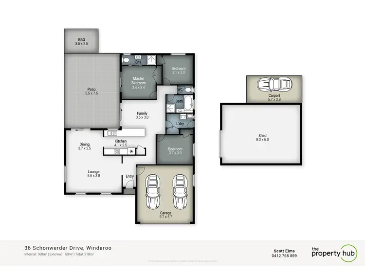 Floorplan of Homely house listing, 36 Schonwerder Drive, Windaroo QLD 4207