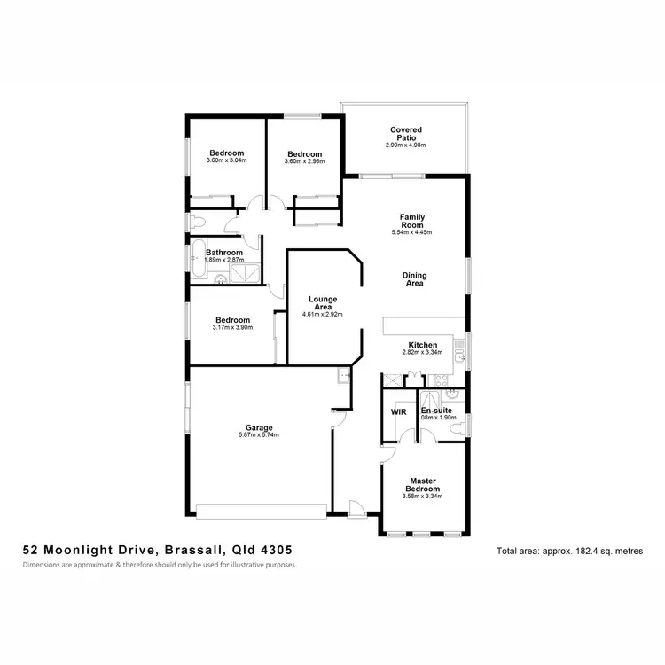 Floorplan of Homely house listing, 52 Moonlight Drive, Brassall QLD 4305