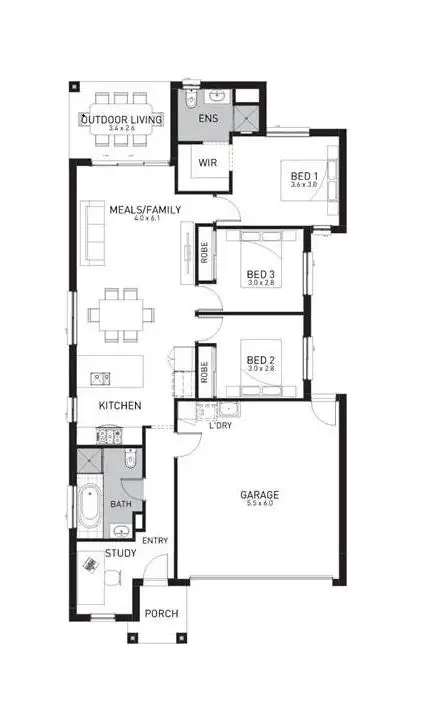 Floorplan of Homely house listing, 19 Miami Street, Spring Mountain QLD 4300
