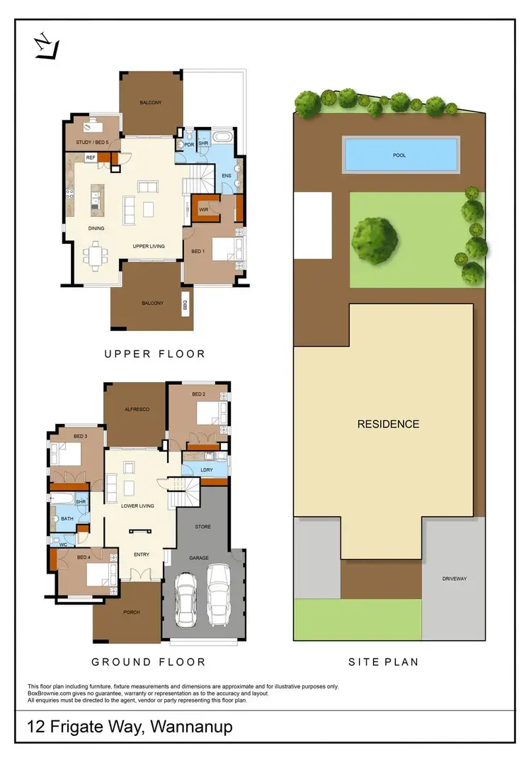 Floorplan of Homely house listing, 12 Frigate Way, Wannanup WA 6210
