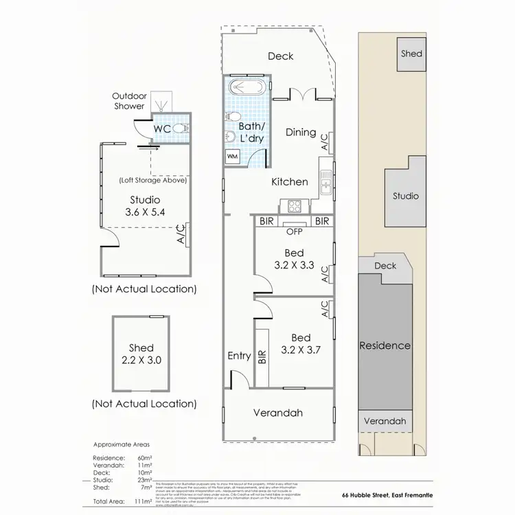 Floorplan of Homely house listing, 66 Hubble Street, East Fremantle WA 6158
