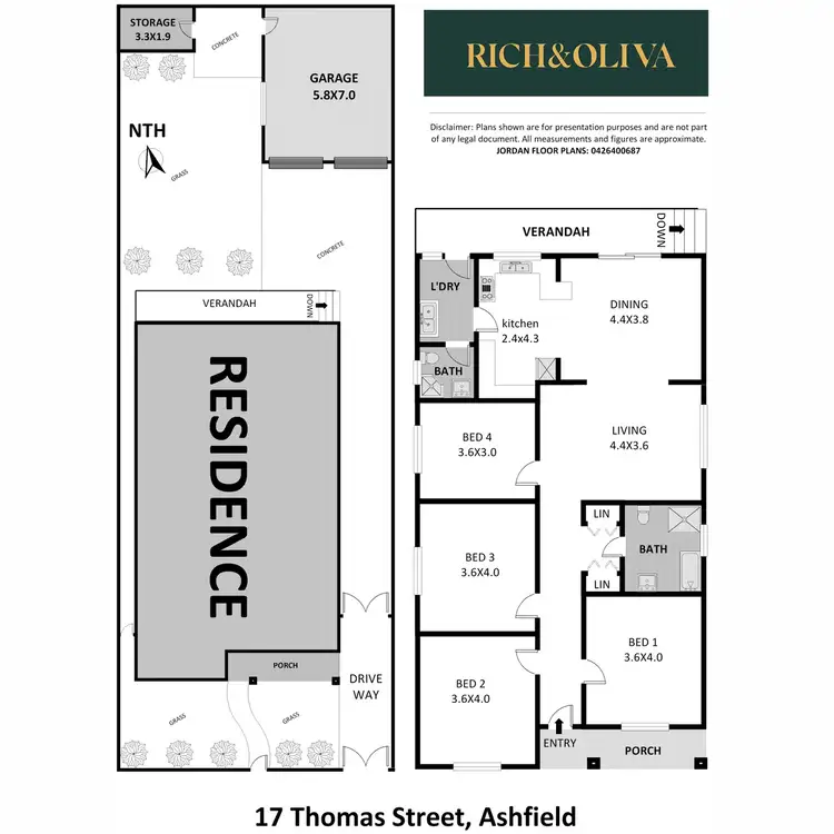 Floorplan of Homely house listing, 17 Thomas Street, Ashfield NSW 2131