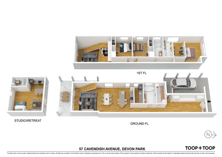 Floorplan of Homely house listing, 57 Cavendish Avenue, Devon Park SA 5008