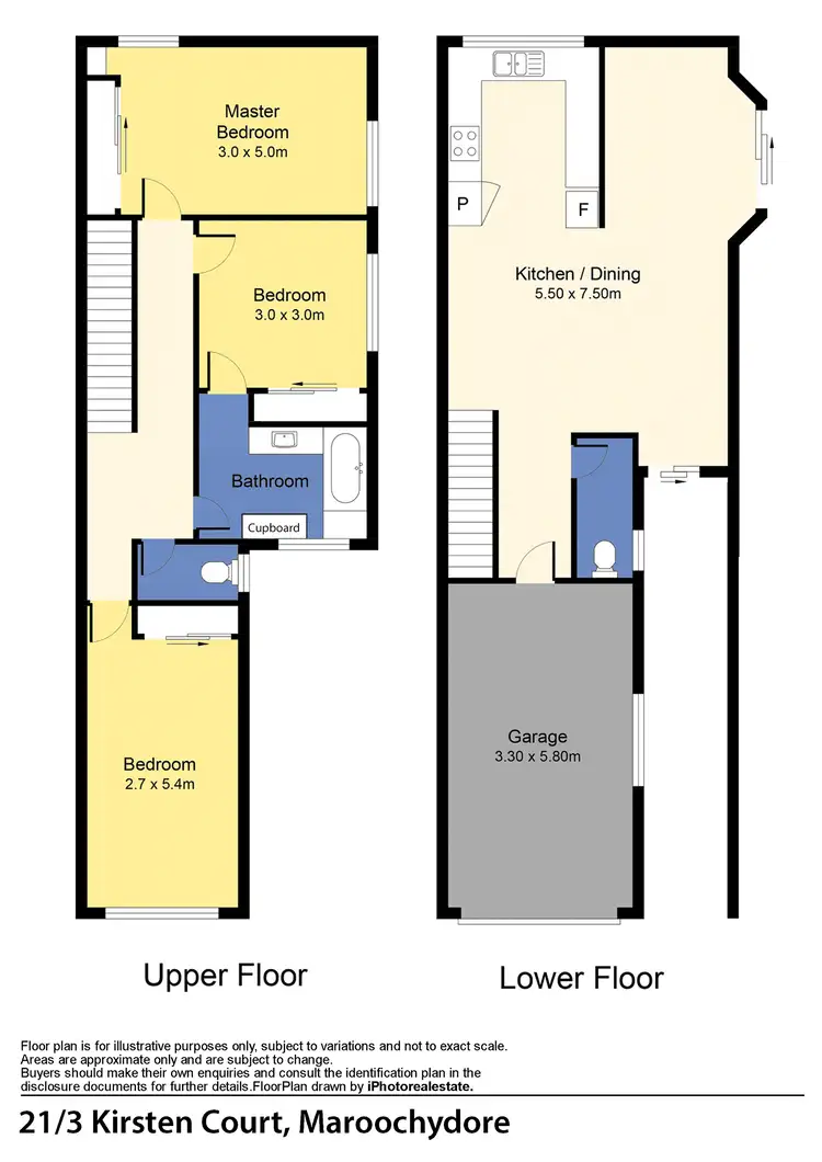 Floorplan of Homely townhouse listing, 21/3 Kirsten Court, Maroochydore QLD 4558