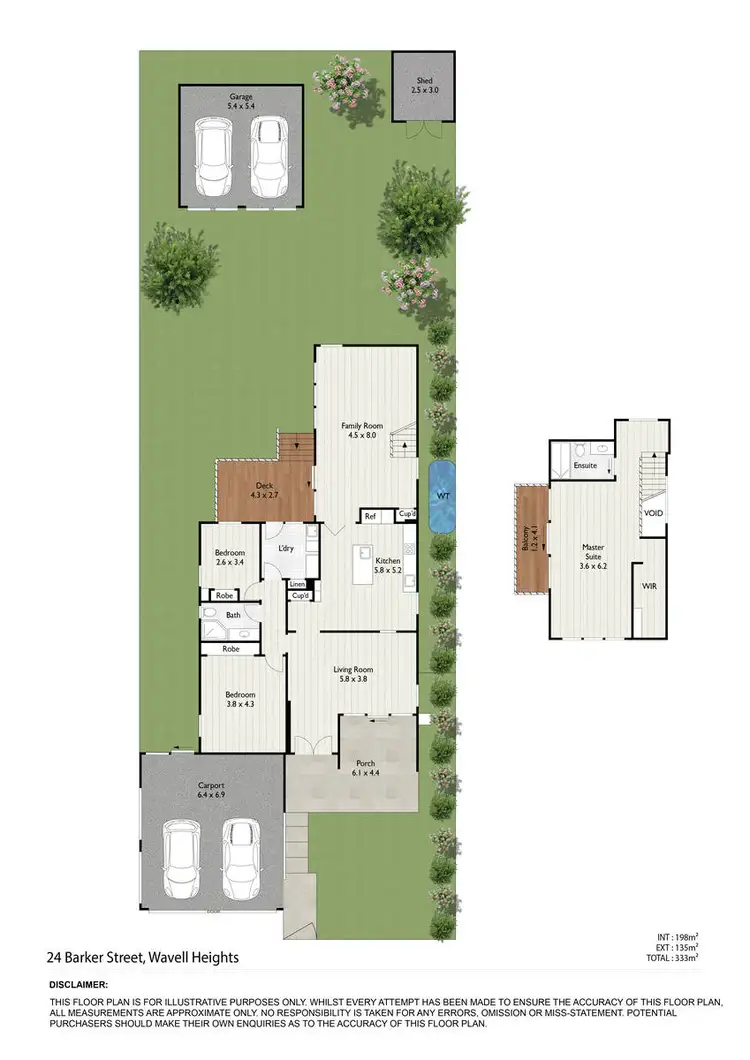 Floorplan of Homely house listing, 24 Barker Street, Wavell Heights QLD 4012