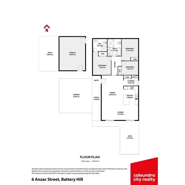 Floorplan of Homely house listing, 6 Anzac Street, Battery Hill QLD 4551