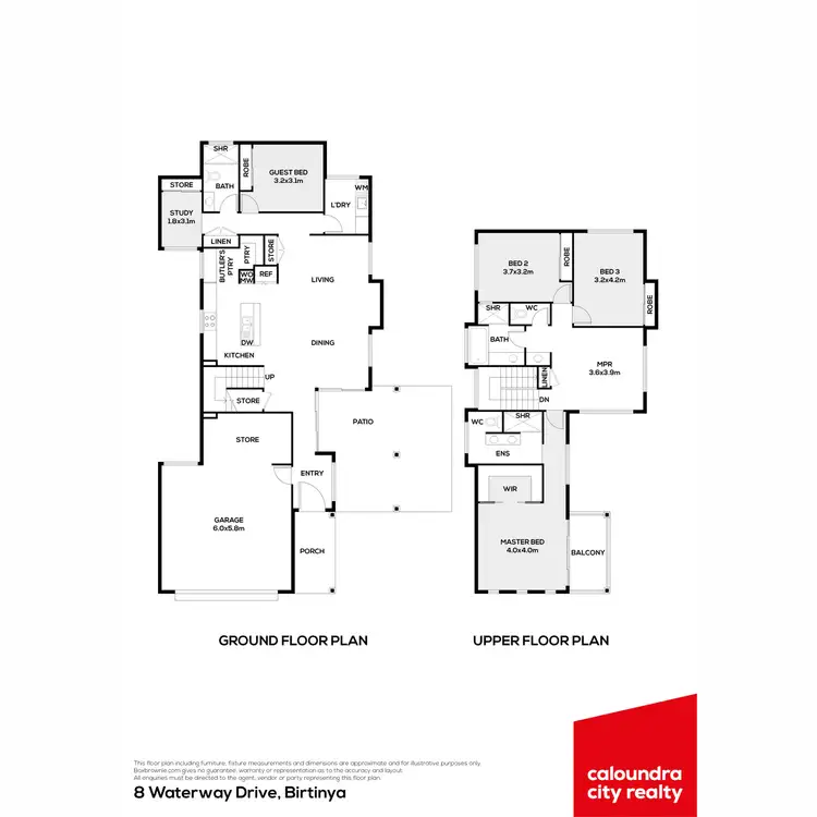 Floorplan of Homely house listing, 8 Waterway Drive, Birtinya QLD 4575