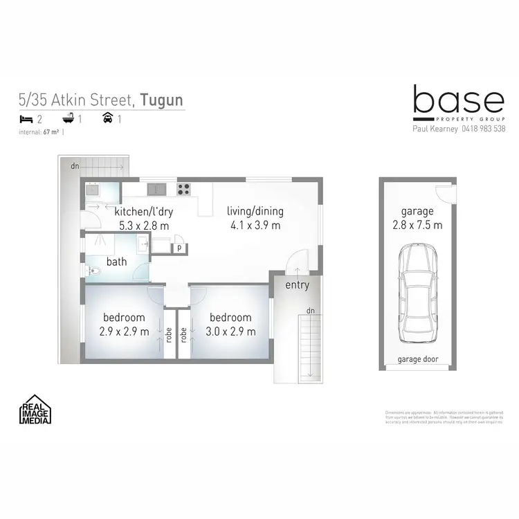 Floorplan of Homely unit listing, 5/35 Atkin Street, Tugun QLD 4224