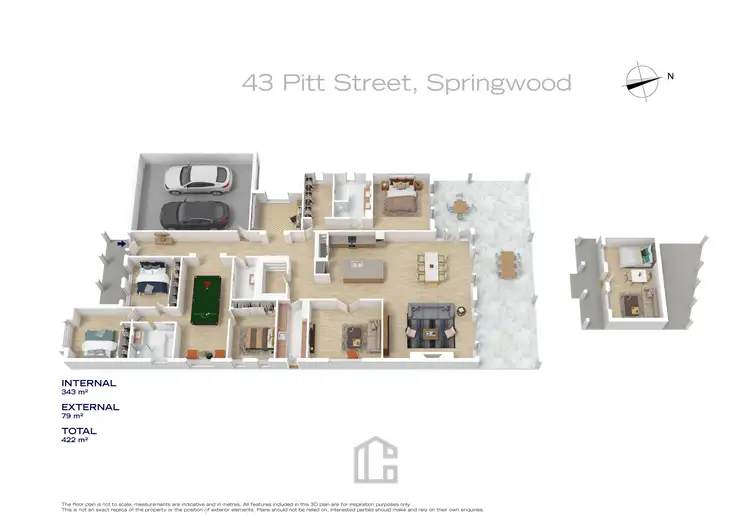Floorplan of Homely house listing, 43 Pitt Street, Springwood NSW 2777