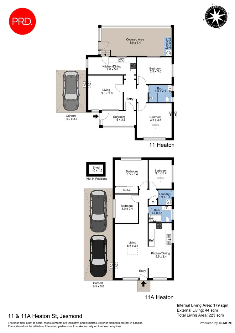 Floorplan of Homely house listing, 11 & 11A Heaton Street, Jesmond NSW 2299