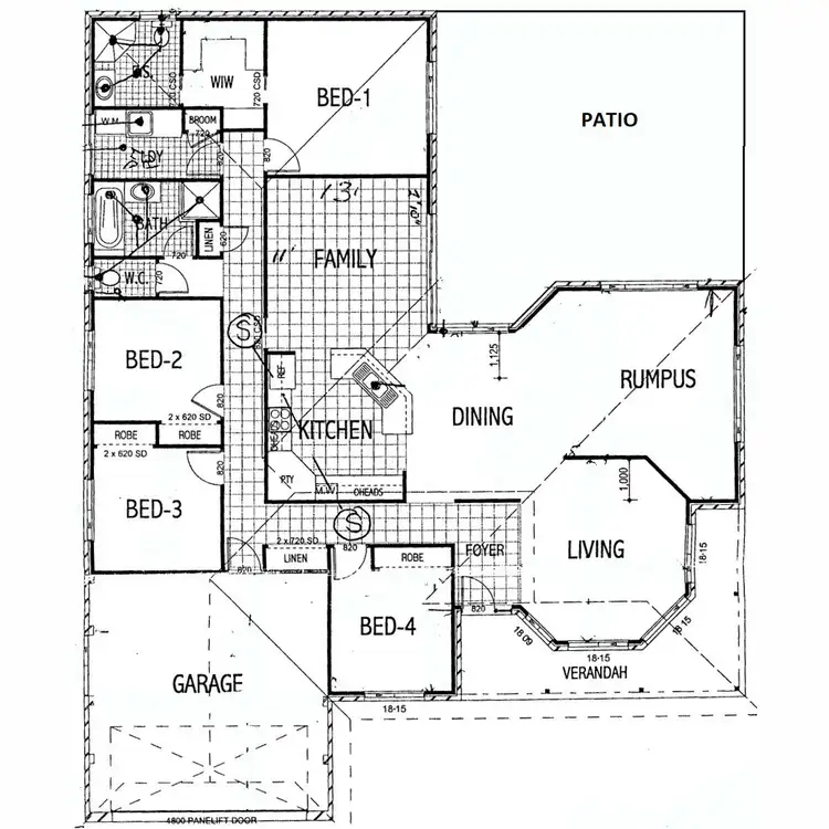 Floorplan of Homely house listing, 13 St Andrews Drive, Dubbo NSW 2830