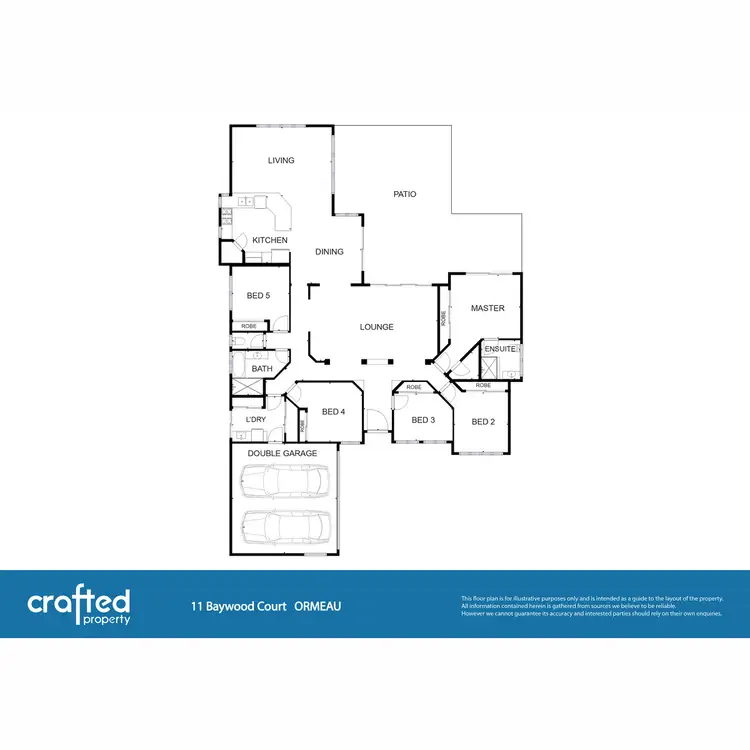 Floorplan of Homely house listing, 11 Baywood Court, Ormeau QLD 4208