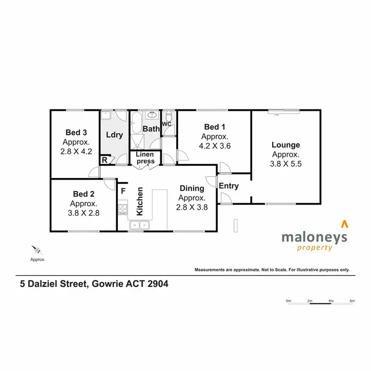 Floorplan of Homely house listing, 5 Dalziel Street, Gowrie ACT 2904