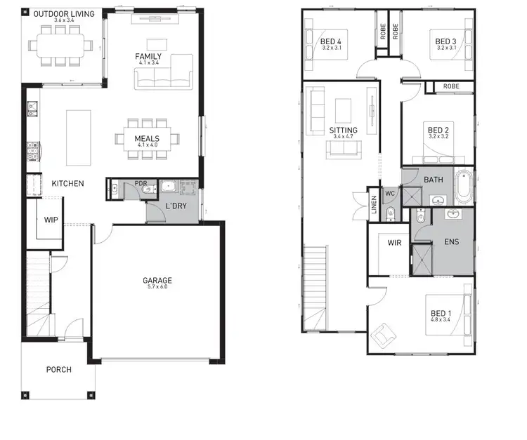 Floorplan of Homely house listing, 21 Miami Street, Spring Mountain QLD 4300