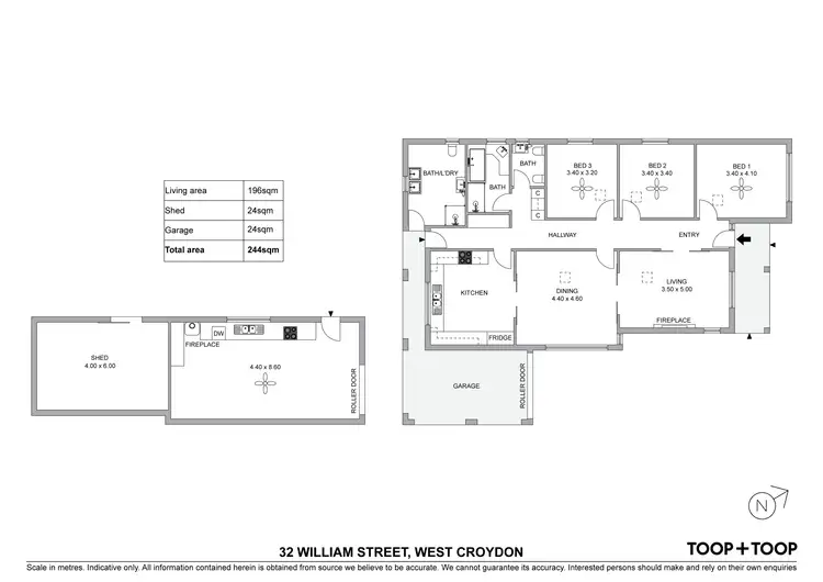 Floorplan of Homely house listing, 32 William Street, West Croydon SA 5008