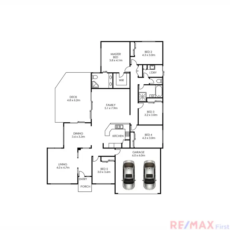 Floorplan of Homely house listing, 17 Tenkate Drive, Little Mountain QLD 4551