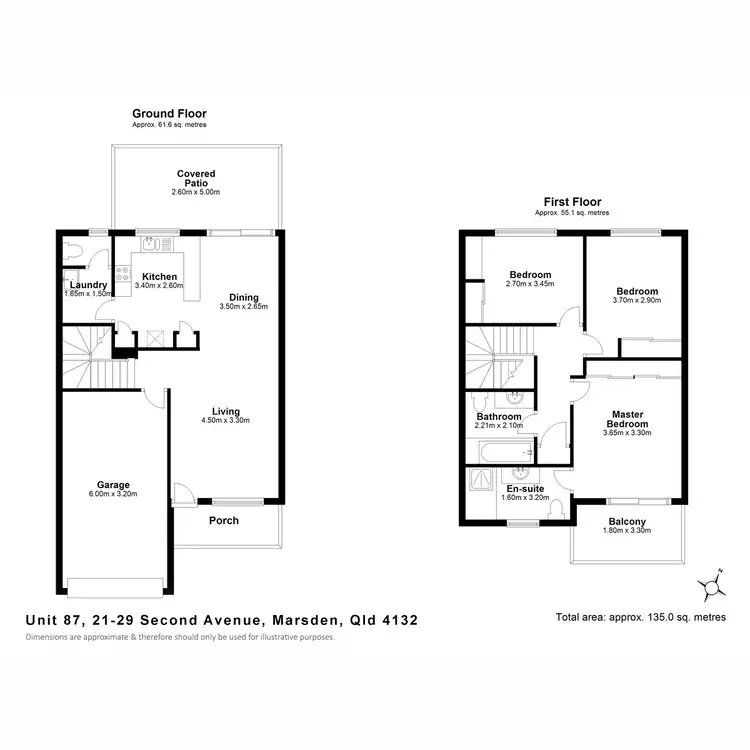 Floorplan of Homely townhouse listing, 87/21-29 Second Avenue, Marsden QLD 4132