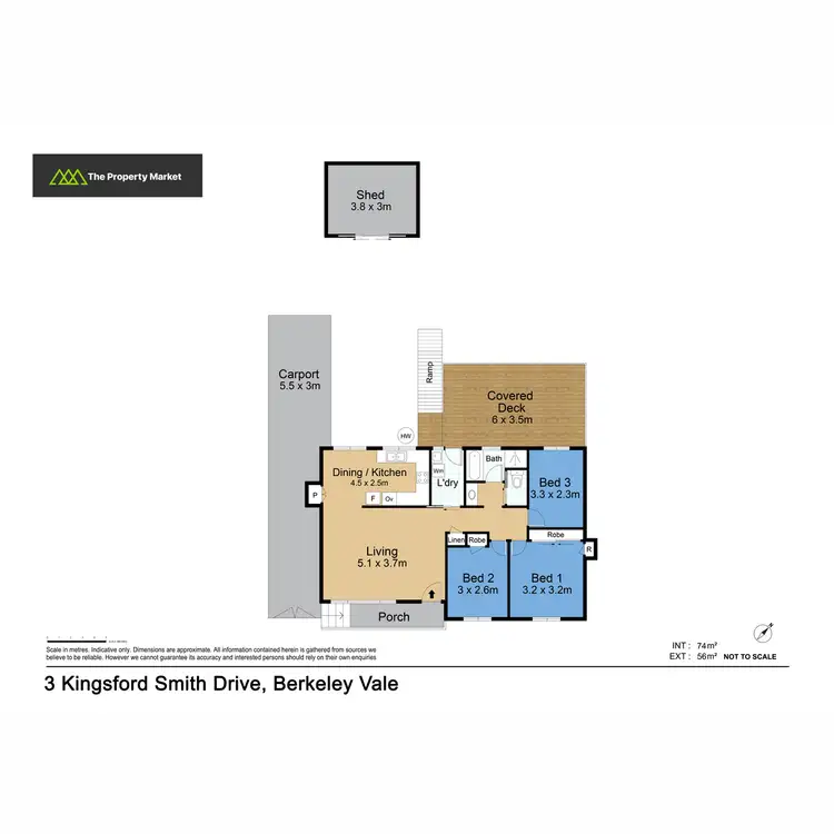 Floorplan of Homely house listing, 3 Kingsford Smith Drive, Berkeley Vale NSW 2261