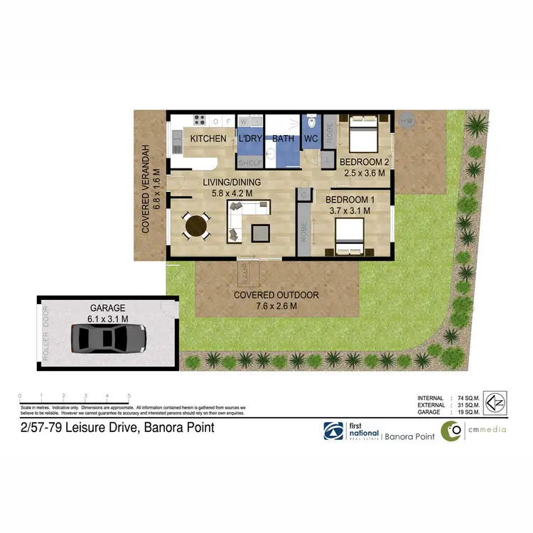 Floorplan of Homely villa listing, 2/57-79 Leisure Drive, Banora Point NSW 2486