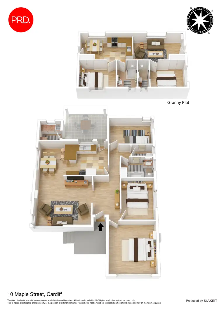 Floorplan of Homely house listing, 10 Maple Street, Cardiff NSW 2285