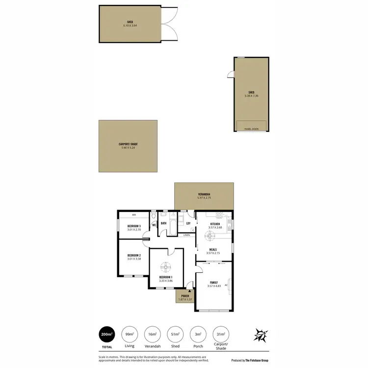 Floorplan of Homely house listing, 211 Salisbury Highway, Salisbury Downs SA 5108