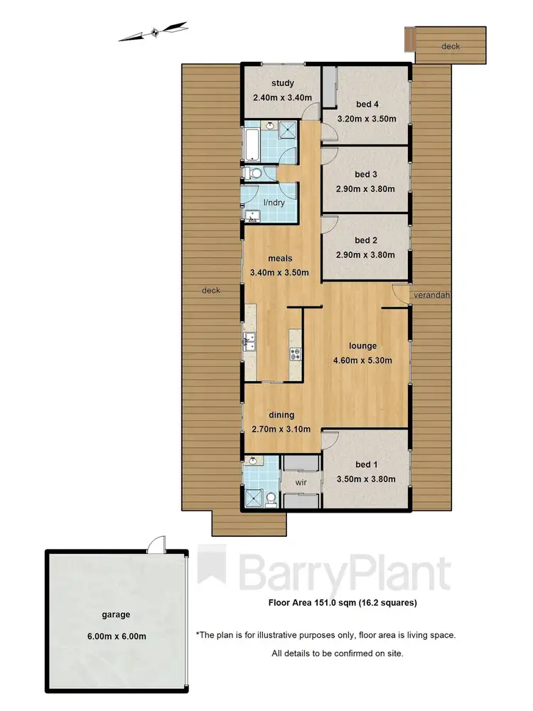 Floorplan of Homely house listing, 16 Le Souef Road, Gembrook VIC 3783