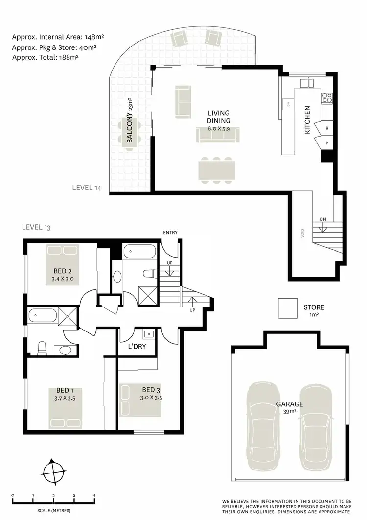 Floorplan of Homely apartment listing, 1210G/780 Bourke Street, Redfern NSW 2016