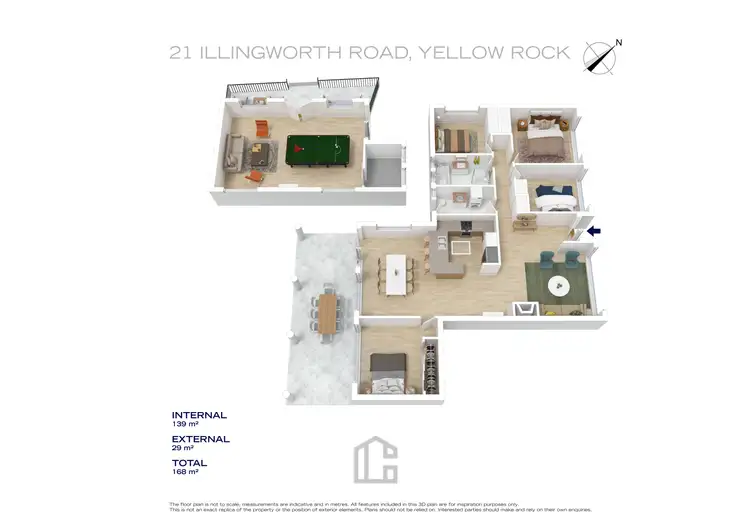 Floorplan of Homely house listing, 21 Illingworth Road, Yellow Rock NSW 2777