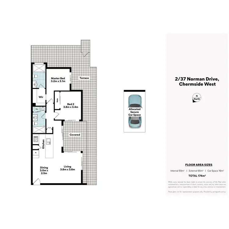 Floorplan of Homely unit listing, 2/37 Norman Drive, Chermside QLD 4032