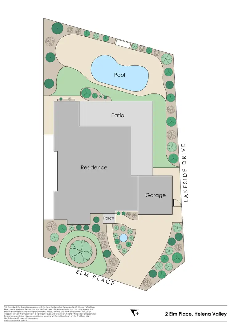 Floorplan of Homely house listing, 2 Elm Place, Helena Valley WA 6056