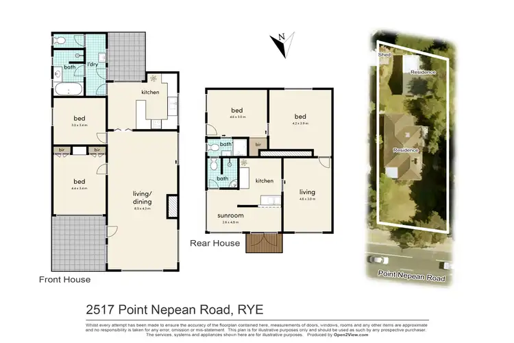 Floorplan of Homely house listing, 2517 Point Nepean Road, Rye VIC 3941