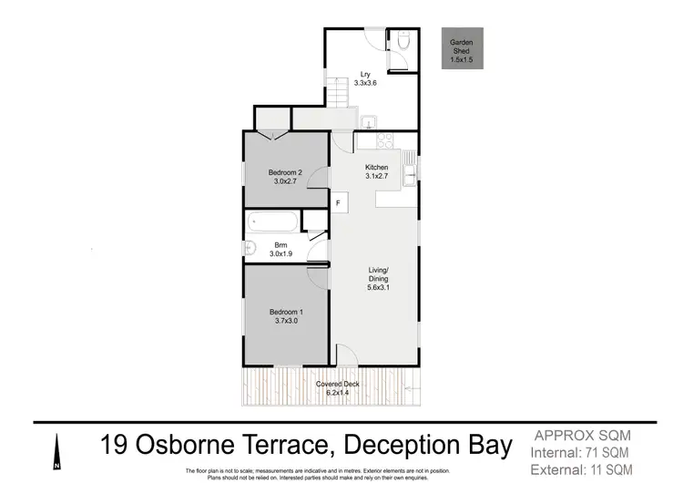 Floorplan of Homely house listing, 19 Osborne Terrace, Deception Bay QLD 4508