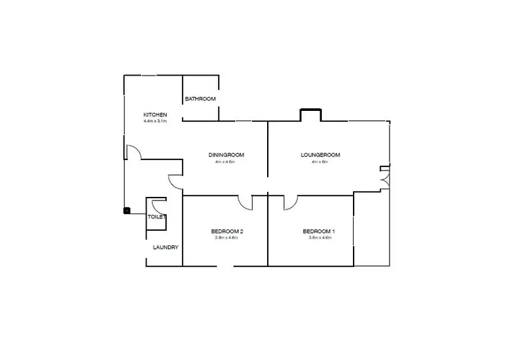 Floorplan of Homely house listing, 4 Russell Street, Emerald VIC 3782