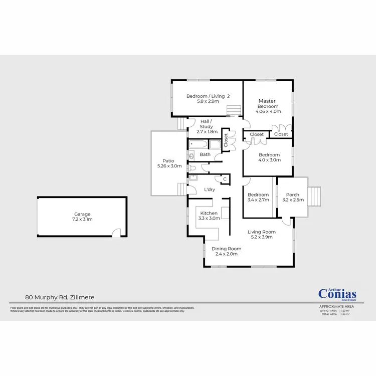Floorplan of Homely house listing, 80 Murphy Road, Zillmere QLD 4034