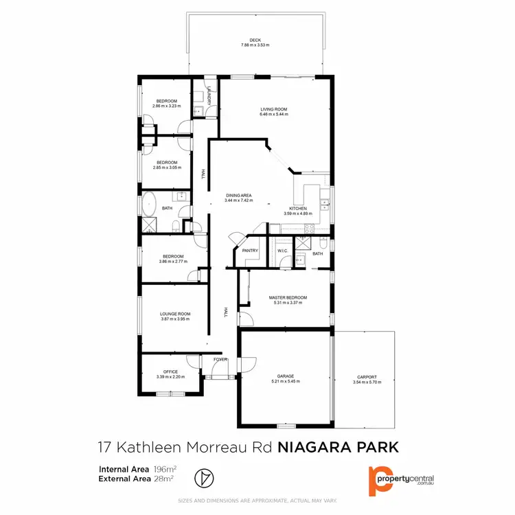 Floorplan of Homely house listing, 17 Kathleen Morreau Road, Niagara Park NSW 2250