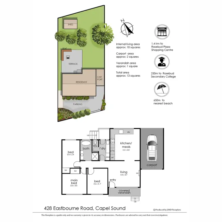 Floorplan of Homely house listing, 428 Eastbourne Road, Capel Sound VIC 3940