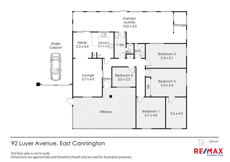 Floorplan of Homely house listing, 92 Luyer Avenue, East Cannington WA 6107