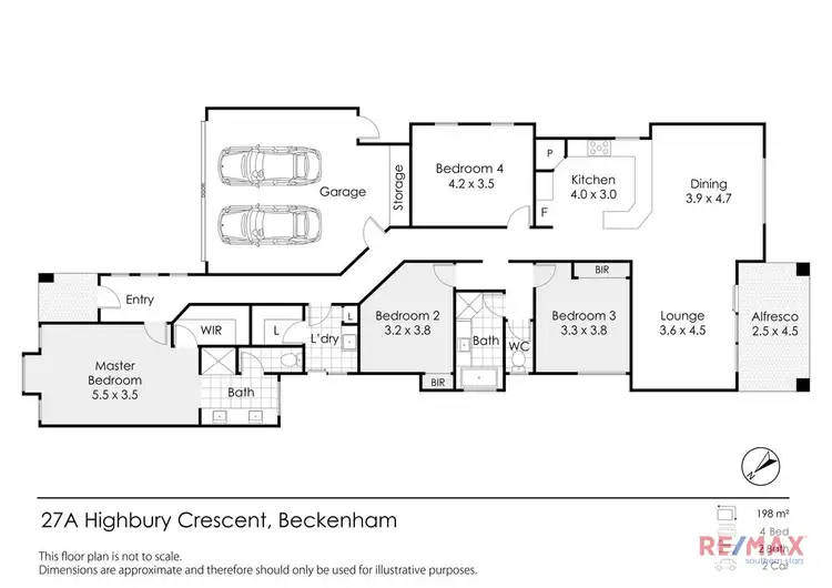 Floorplan of Homely house listing, 27A Highbury Crescent, Beckenham WA 6107