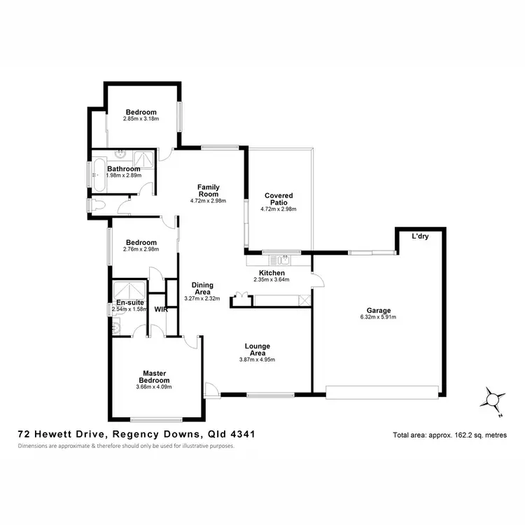 Floorplan of Homely house listing, 72 Hewett Drive, Regency Downs QLD 4341