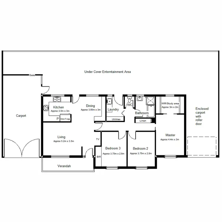 Floorplan of Homely house listing, 4 Harry Court, Port Augusta West SA 5700
